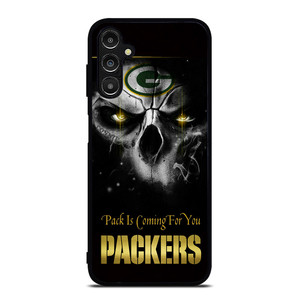 GREEN BAY PACKERS SKULL Samsung Galaxy A14 Case GREEN BAY PACKERS SKULL Samsung Galaxy A14 Case