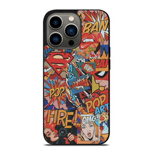SUPERMAN POP ART COMIC iPhone 13 Pro Case SUPERMAN POP ART COMIC iPhone 13 Pro Case