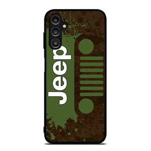 JEEP WRANGLER LOGO GREEN Samsung Galaxy A14 Case JEEP WRANGLER LOGO GREEN Samsung Galaxy A14 Case