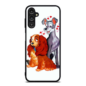 LADY AND THE TRAMP DISNEY CARTOON PAINTING Samsung Galaxy A14 Case
