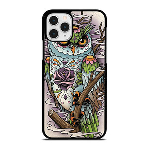 SUGAR SKULL OWL TATTO LOGO iPhone 11 Pro Case SUGAR SKULL OWL TATTO LOGO iPhone 11 Pro Case