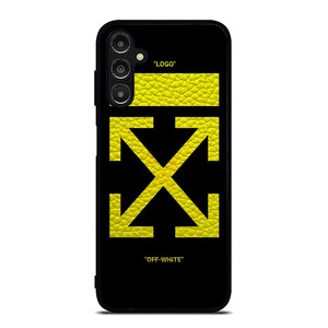 OFFWHITE LOGO YELLOW Samsung Galaxy A14 Case