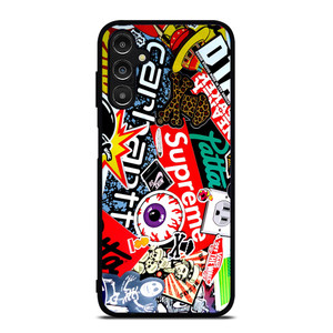 SUPREME STICKER AND OTHER BRAND Samsung Galaxy A14 Case