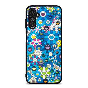 TAKASHI MURAKAMI BLUE FLOWERS Samsung Galaxy A14 Case TAKASHI MURAKAMI BLUE FLOWERS Samsung Galaxy A14 Case