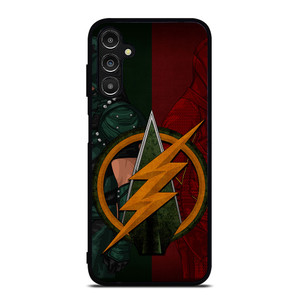 THE FLASH GREEN ARROW LOGO DC Samsung Galaxy A14 Case THE FLASH GREEN ARROW LOGO DC Samsung Galaxy A14 Case