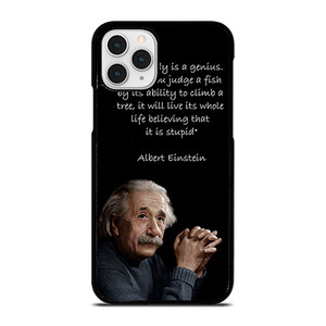 THE GENIUS ALBERT EINSTEIN QUOTE iPhone 11 Pro Case THE GENIUS ALBERT EINSTEIN QUOTE iPhone 11 Pro Case