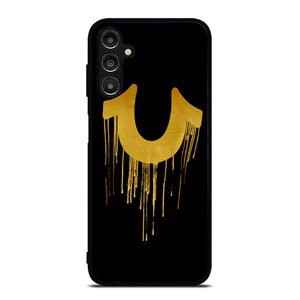 TRUE RELIGION GOLD BLACK LOGO Samsung Galaxy A14 Case TRUE RELIGION GOLD BLACK LOGO Samsung Galaxy A14 Case