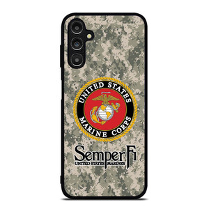 USMC US MARINE CORPS SEMPER Samsung Galaxy A14 Case USMC US MARINE CORPS SEMPER Samsung Galaxy A14 Case