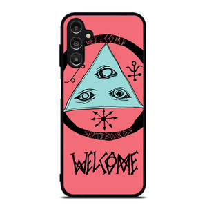WELCOME SKATEBOARDS LOGO PINK Samsung Galaxy A14 Case