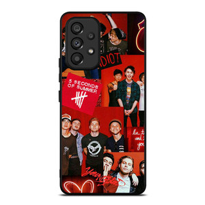 5 SECONDS OF SUMMER RED COLLAGE Samsung Galaxy A53 Case