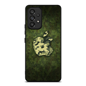 APPLE LOGO CAMO GREEN Samsung Galaxy A53 Case