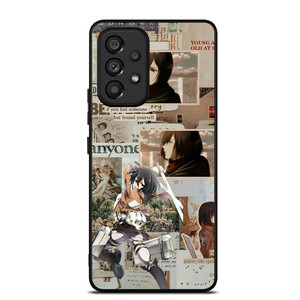 ATTACK ON TITAN MANGA ANIME MIKASA Samsung Galaxy A53 Case