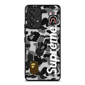 BAPE CAMO SHARK LOGO X SUPREME Samsung Galaxy A53 Case BAPE CAMO SHARK LOGO X SUPREME Samsung Galaxy A53 Case