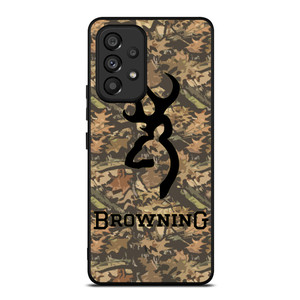 CAMO BROWNING LOGO Samsung Galaxy A53 Case CAMO BROWNING LOGO Samsung Galaxy A53 Case