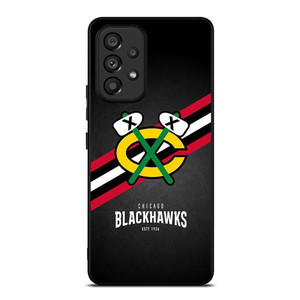 CHICAGO BLACKHAWKS FOOTBALL LOGO 1926 Samsung Galaxy A53 Case CHICAGO BLACKHAWKS FOOTBALL LOGO 1926 Samsung Galaxy A53 Case