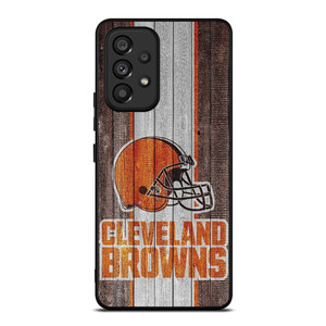 CLEVELAND BROWN WOODEN ICON Samsung Galaxy A53 Case