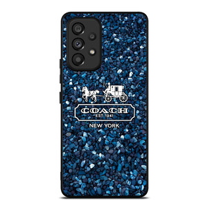 COACH NEW YORK BLUE STONE Samsung Galaxy A53 Case