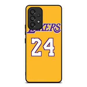 LA LAKERS JERSEY 24 KOBE BRYANT Samsung Galaxy A53 Case LA LAKERS JERSEY 24 KOBE BRYANT Samsung Galaxy A53 Case
