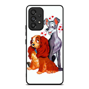 LADY AND THE TRAMP DISNEY CARTOON PAINTING Samsung Galaxy A53 Case