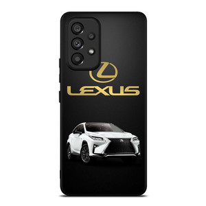 LEXUS WHITE CAR GOLD LOGO Samsung Galaxy A53 Case LEXUS WHITE CAR GOLD LOGO Samsung Galaxy A53 Case