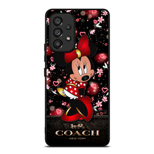 MINNIE MOUSE COACH FLOWERS Samsung Galaxy A53 Case