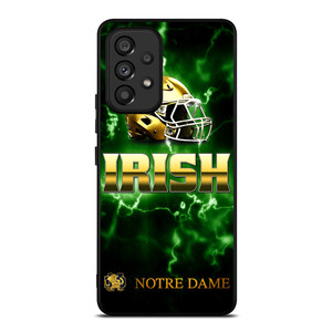 NOTRE DAME IRISH LOGO GREEN Samsung Galaxy A53 Case NOTRE DAME IRISH LOGO GREEN Samsung Galaxy A53 Case