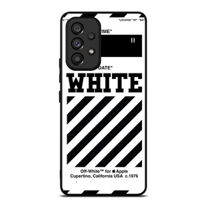 OFF WHITE DATE TIME Samsung Galaxy A53 Case