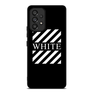 OFF WHITE LOGO CENTER STRIPE Samsung Galaxy A53 Case