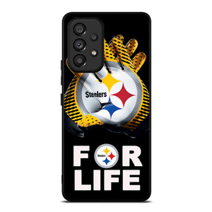 PITTSBURGH STEELERS FOR LIFE Samsung Galaxy A53 Case PITTSBURGH STEELERS FOR LIFE Samsung Galaxy A53 Case