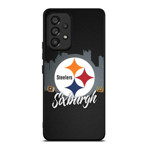 PITTSBURGH STEELERS LOGO NFL Samsung Galaxy A53 Case PITTSBURGH STEELERS LOGO NFL Samsung Galaxy A53 Case