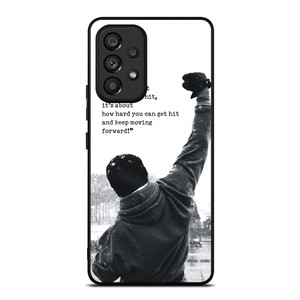 ROCKY MOTIVATIONAL QUOTES Samsung Galaxy A53 Case ROCKY MOTIVATIONAL QUOTES Samsung Galaxy A53 Case