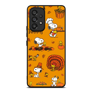 SNOOPY THE PEANUTS HAPPY THANKSGIVING Samsung Galaxy A53 Case