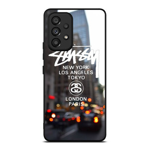 STUSSY NEW YORK LA TOKYO LONDON PARIS Samsung Galaxy A53 Case
