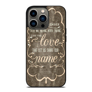 THE AVETT BROTHERS QUOTES iPhone 13 Pro Case THE AVETT BROTHERS QUOTES iPhone 13 Pro Case