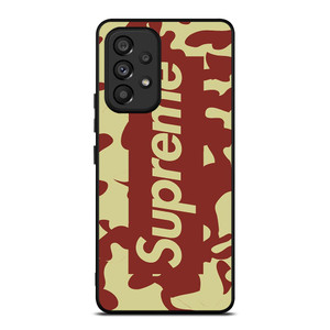 SUPREME RED CREAM LOGO Samsung Galaxy A53 Case SUPREME RED CREAM LOGO Samsung Galaxy A53 Case