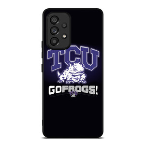 TCU HORNED FROGS COLLEGE Samsung Galaxy A53 Case TCU HORNED FROGS COLLEGE Samsung Galaxy A53 Case