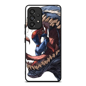 VENOM VS SPIDERMAN MARVEL CARTOON Samsung Galaxy A53 Case