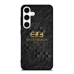 BALENCIAGA BLACK CUBE LOGO Samsung Galaxy S24 Case BALENCIAGA BLACK CUBE LOGO Samsung Galaxy S24 Case