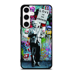 BANKSY EINSTEIN Samsung Galaxy S24 Case BANKSY EINSTEIN Samsung Galaxy S24 Case