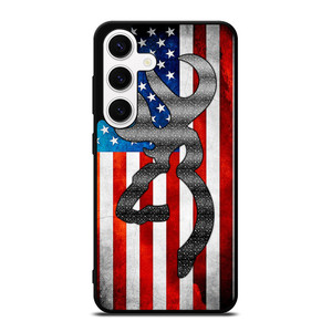 BROWNING CAMO AMERICAN FLAG Samsung Galaxy S24 Case BROWNING CAMO AMERICAN FLAG Samsung Galaxy S24 Case