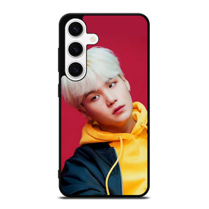 BTS BANGTAN BOYS SUGA RED Samsung Galaxy S24 Case BTS BANGTAN BOYS SUGA RED Samsung Galaxy S24 Case