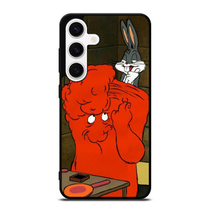 BUGS BUNNY AND GOSSAMER RED Samsung Galaxy S24 Case BUGS BUNNY AND GOSSAMER RED Samsung Galaxy S24 Case