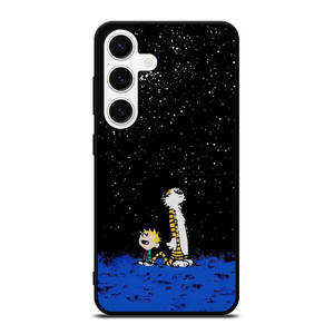 Calvin And Hobbes Looking Star Samsung Galaxy S24 Case Calvin And Hobbes Looking Star Samsung Galaxy S24 Case