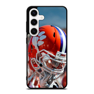 CLEMSON TIGERS ICON ON HELMET Samsung Galaxy S24 Case CLEMSON TIGERS ICON ON HELMET Samsung Galaxy S24 Case