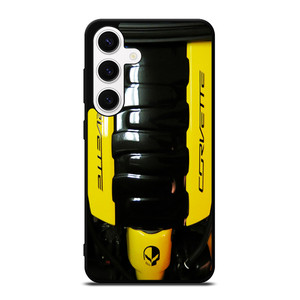 CORVETTE ENGINE YELLOW Samsung Galaxy S24 Case CORVETTE ENGINE YELLOW Samsung Galaxy S24 Case