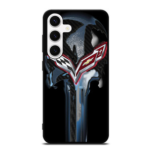 CORVETTE SKULL LOGO Samsung Galaxy S24 Case CORVETTE SKULL LOGO Samsung Galaxy S24 Case