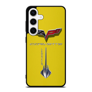 Corvette Stingray C7 Yellow Samsung Galaxy S24 Case Corvette Stingray C7 Yellow Samsung Galaxy S24 Case