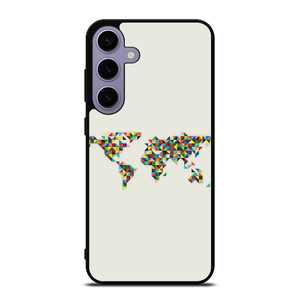 MINIMALISTIC WORLD MAP Samsung Galaxy S24 Case