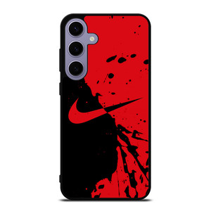 NIKE SWOOSH LOGO RED BLACK Samsung Galaxy S24 Case