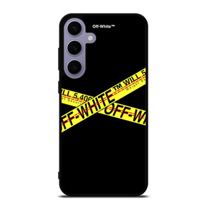 OFF WHITE LOGO STRIP Samsung Galaxy S24 Case